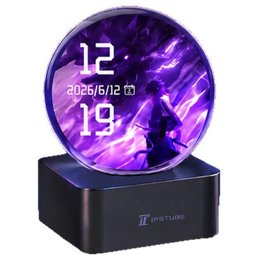 IPSTube水晶时光球时钟摆件电子相框视频生日万圣节搞怪礼物应援
