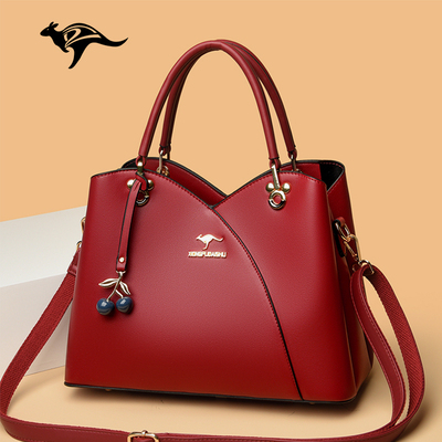 真皮女包大容量手提包妈妈斜挎包