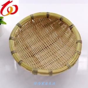 竹编豆腐板筛子制品创意装饰家居竹楼筐竹编簸箕家用藤编纯手工用