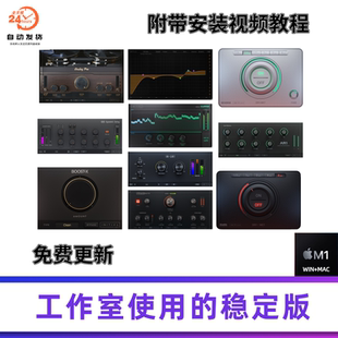 Initial mac Audio效果器10件套壓縮混響延遲EQ總線win
