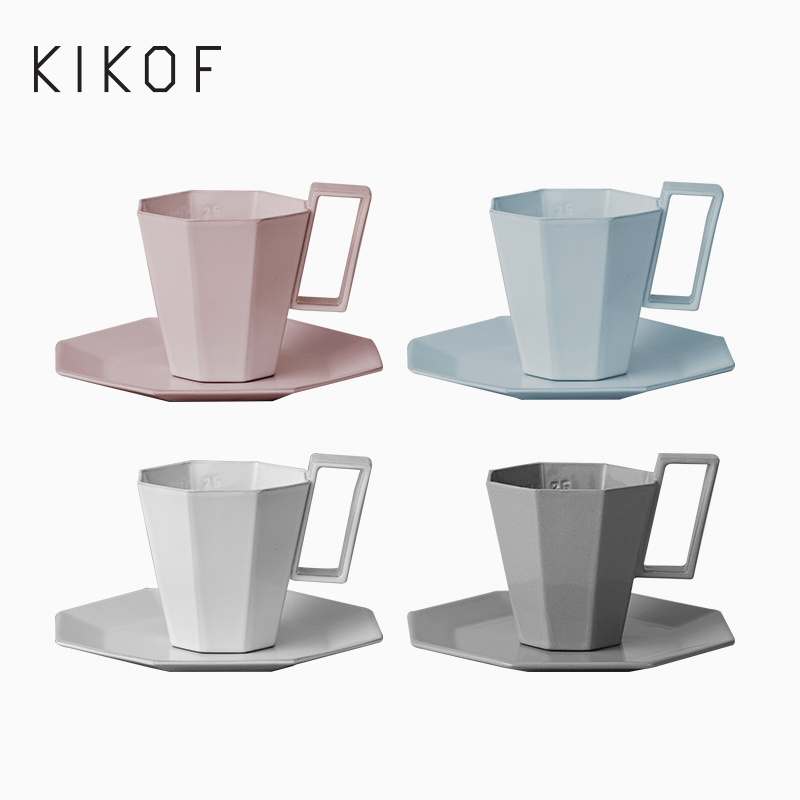 日本KIKOF八角形中古咖啡杯