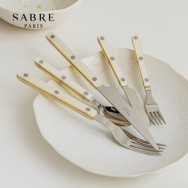 法国Sabre 小酒馆系列西餐餐具 法式牛排刀叉套装甜品叉勺咖啡勺