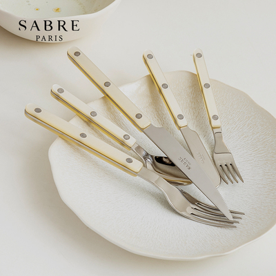 法国Sabre 小酒馆系列西餐餐具 法式牛排刀叉套装甜品叉勺咖啡勺