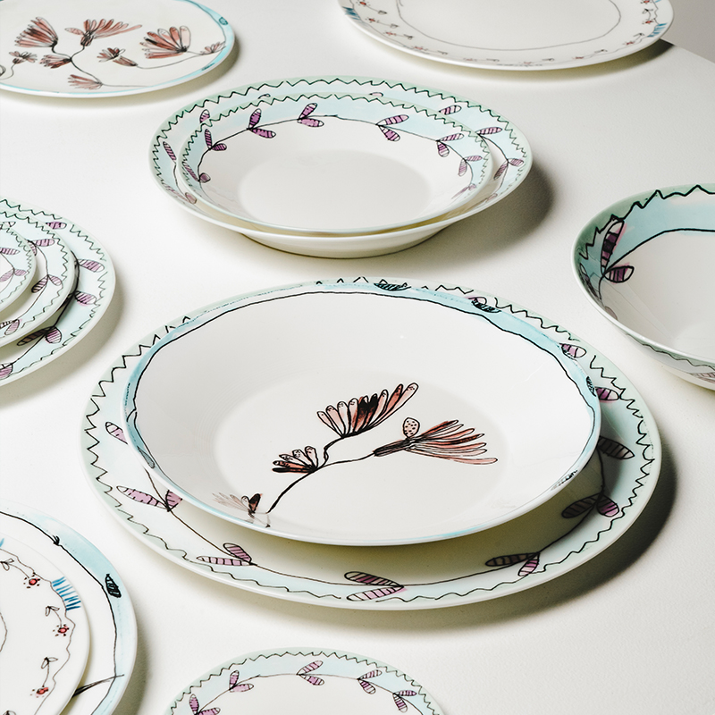 Serax联名西餐盘骨瓷餐具平盘