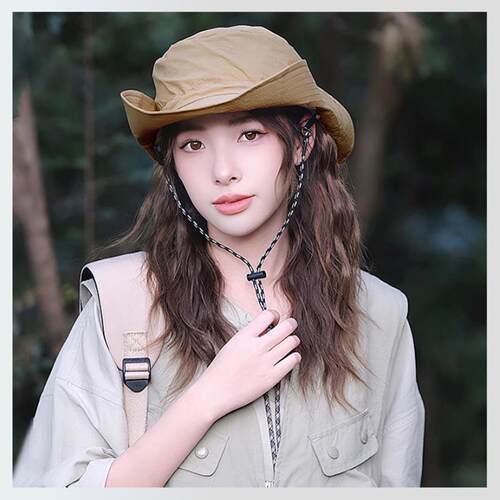 高品质速干收纳渔夫帽男女夏季
