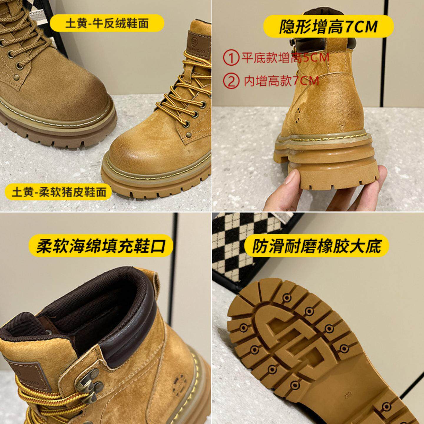 3008-2欧洲站复古机车马丁靴女