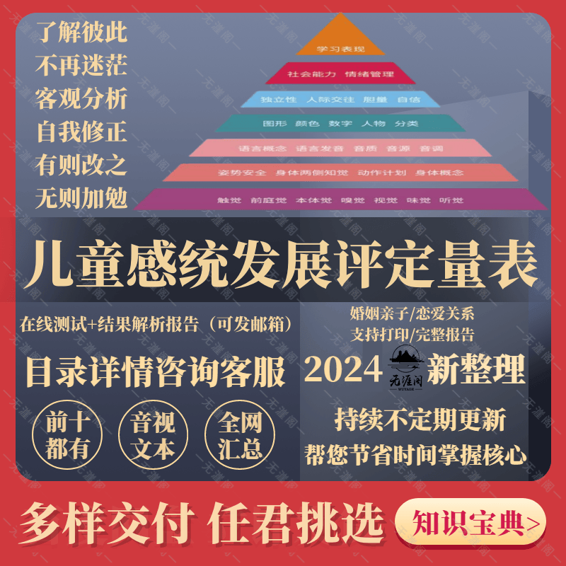 儿童感通发展评定自测表