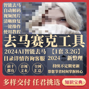 AI智能图片视频修复去码复原马赛克涂鸦去除人像恢复修复软件工具