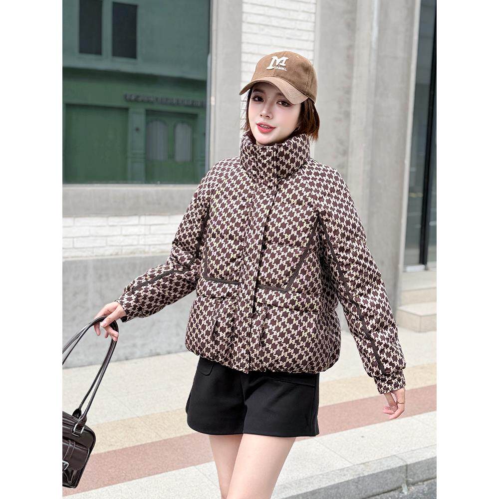 MONLOUVE时尚休闲羽绒服女2025冬季新款洋气韩版潮流宽松百搭短衣