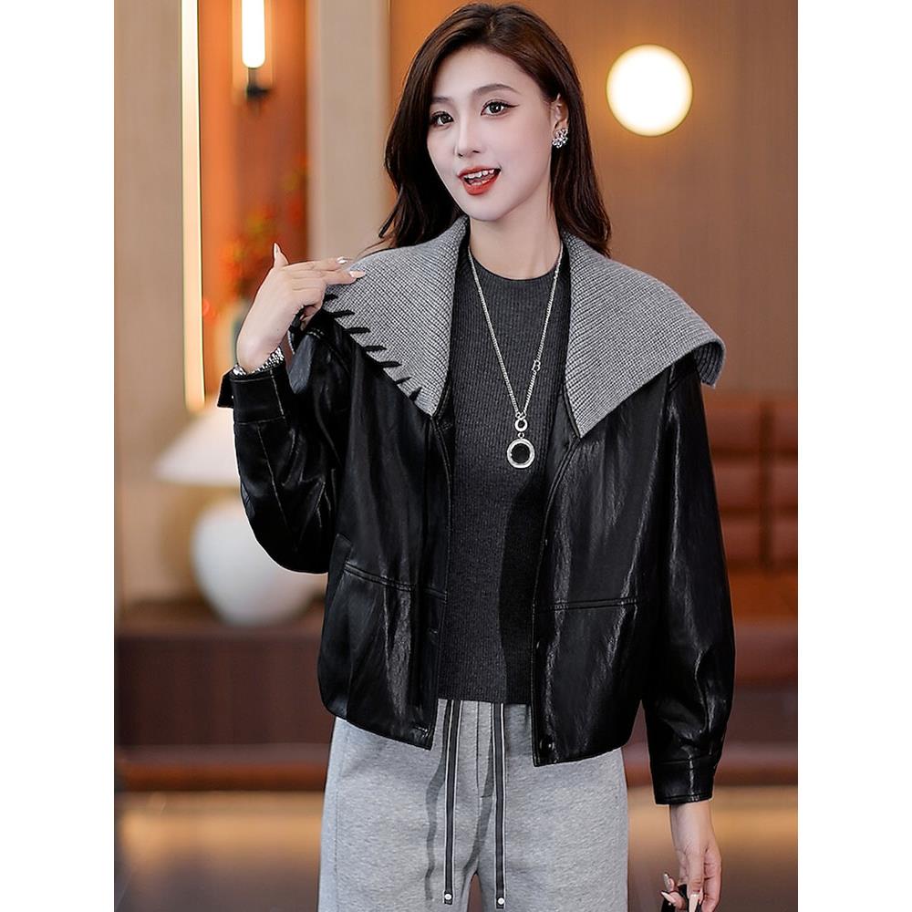 MONLOUVE时尚设计感短外套女士2025秋季新款气质韩版休闲百搭夹克