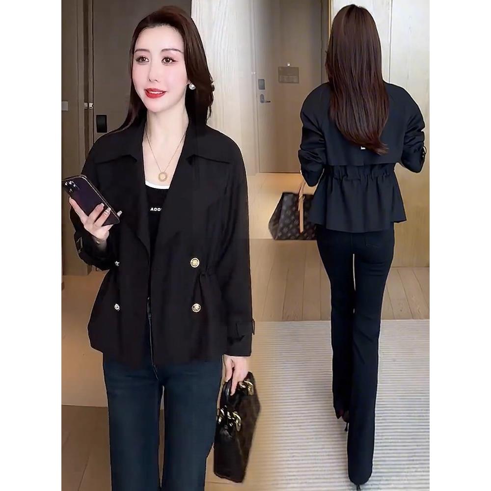 MONLOUVE巨好看的早秋漂亮外套女2025新款风衣今年流行爆款小个子