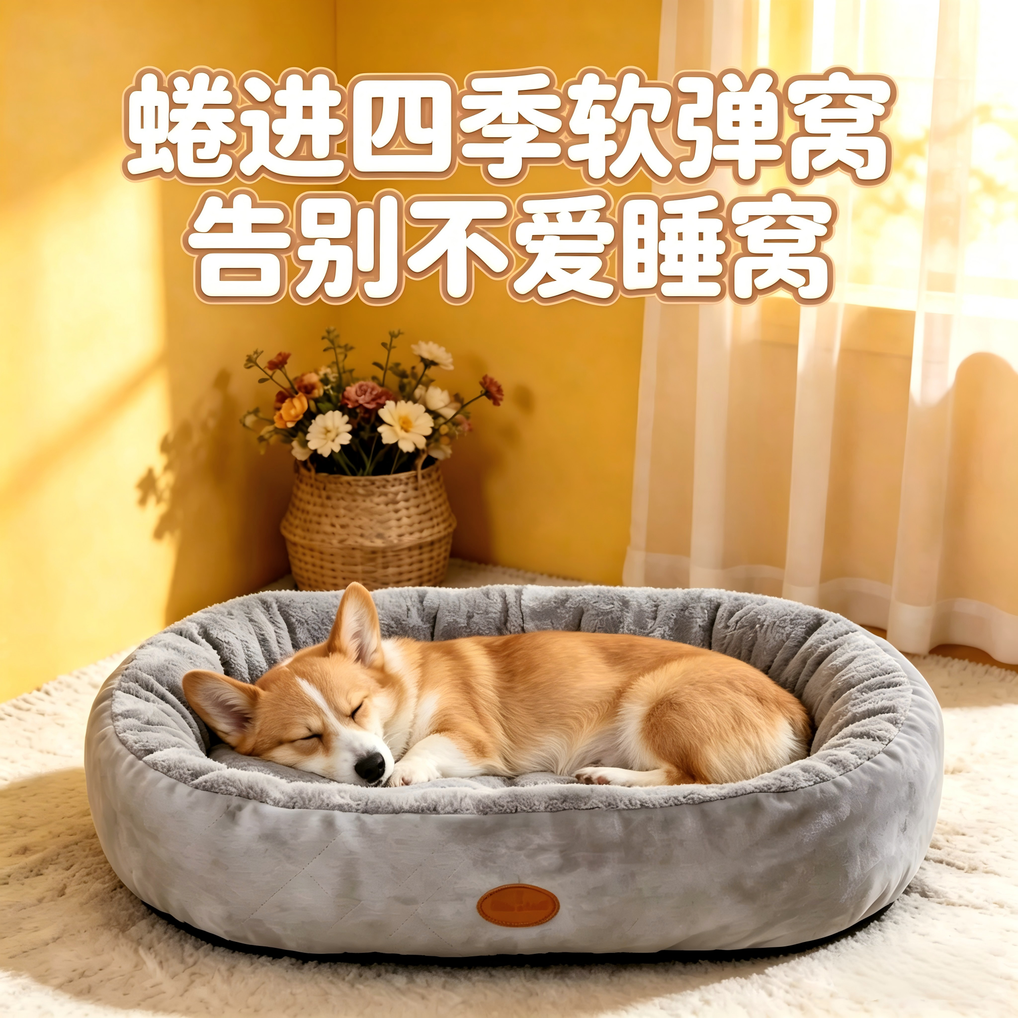 猫狗窝四季通用冬可拆洗加厚保暖猫咪睡窝可爱猫隧道宠物睡窝床