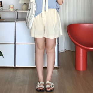 喵喵 女装 微胖 大码 0029 夏季 休闲宽松显瘦梨型身材mm高腰a字短裤