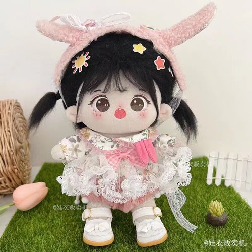 棉花娃娃衣服20cm闲游春野外出服