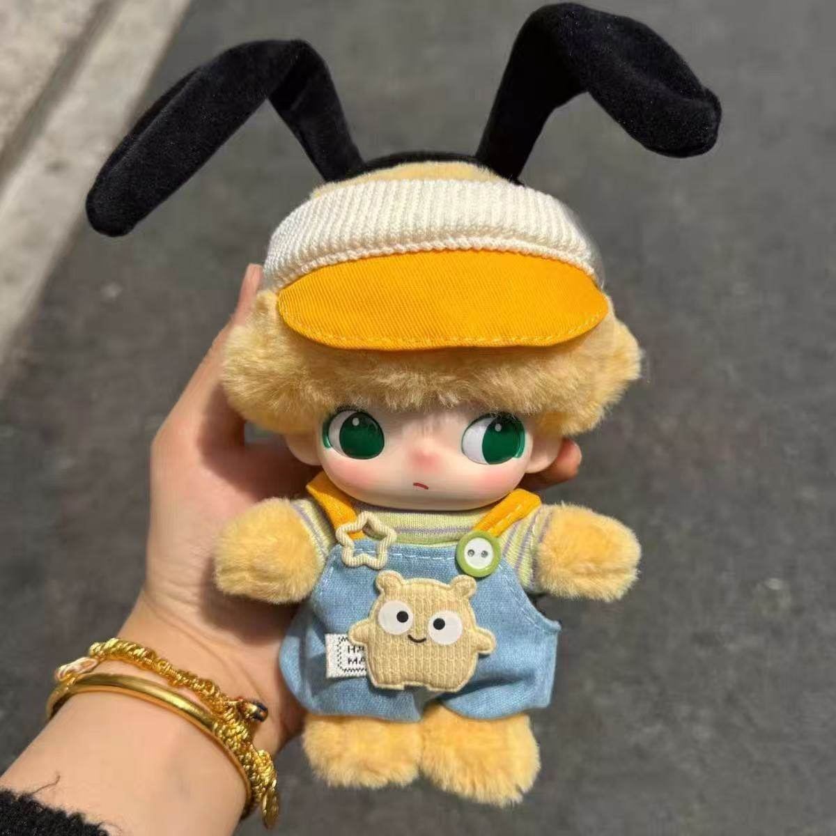 dimoo搪胶娃衣衣着可爱背带裤挂件套装衣服公仔毛绒可爱便宜现货,模玩/动漫/周边/娃圈三坑/桌游,棉花娃娃/毛绒玩具娃衣,淘宝优惠券,粉丝福利购,淘宝优惠卷