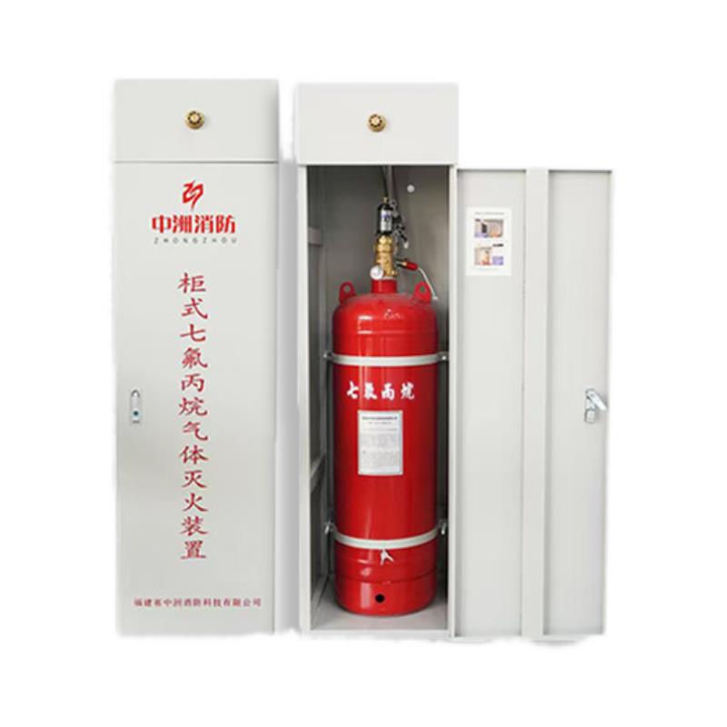 柜式七氟丙烷气体灭火装置灭火器中洲消防南消GQQ单双柜出口FM200