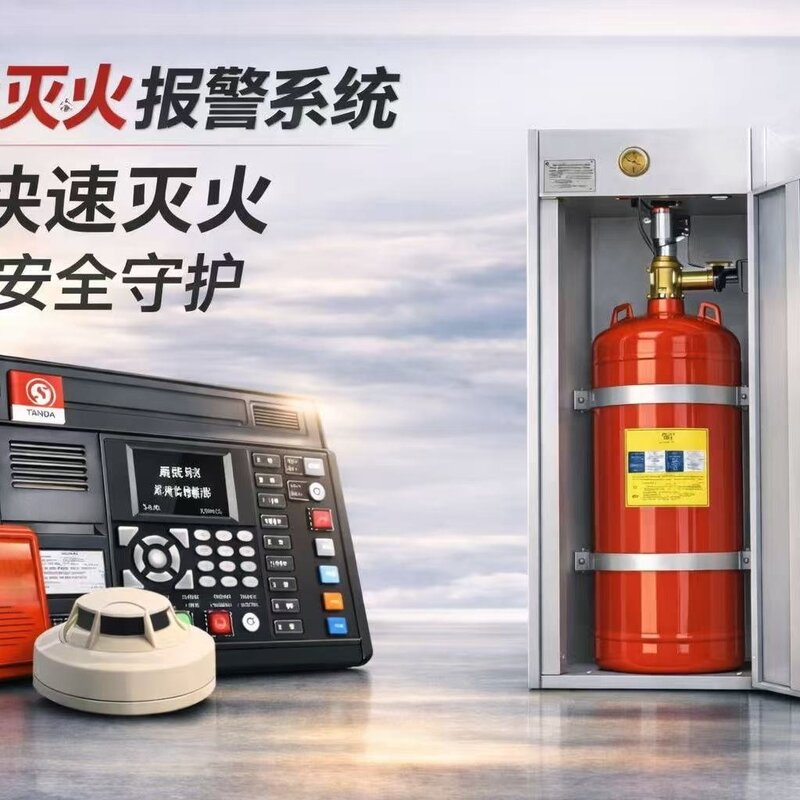 档案室配电房机房柜式七氟丙烷气体自动灭火装置灭火系统预制式