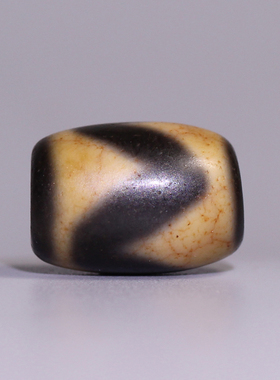 西藏天然玛瑙 至纯老料虎牙天珠 16*12mm超顶项链吊坠锁骨链 吊坠