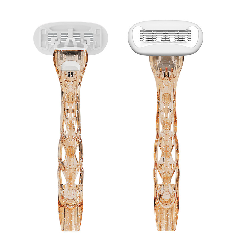 开利女手动刮毛刀女用私处剃须刀腋毛五层脱毛器剃毛器