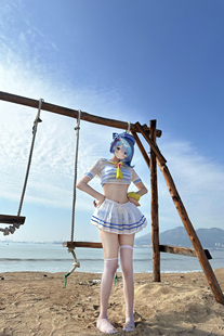 微胖雷姆泳衣jk纯欲风辣妹学院风水手服网红主播同款睡裙短款大码