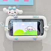 玉桂狗浴室防水手机盒可触屏懒人支架卫生间洗澡追剧神器免打孔