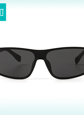 畹町飞行员墨镜女时尚潮流凹造型遮阳眼镜高清尼龙窄长框太阳镜男