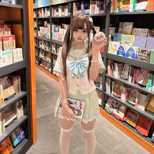 套装 轻音柠檬樱语花信jk制服原创收腰水手服夏季 日系学院风女短袖