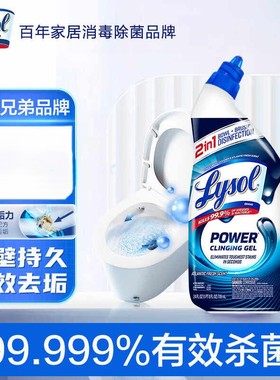 乐守Lysol强效洁厕液马桶清洁剂除垢洁厕灵厕所除臭神器10倍去垢