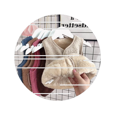 羊羔绒秋冬保暖棉背心潮百搭马甲