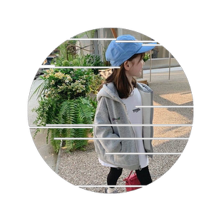 女童冬装外套加厚2026新款时髦中大童潮洋气儿童秋冬运动加绒卫衣