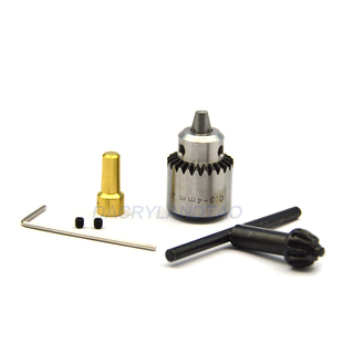 高精度JT0锥度钻夹头/电机连接杆2.3/3.17/4/5/6/8MM钻台雕刻机