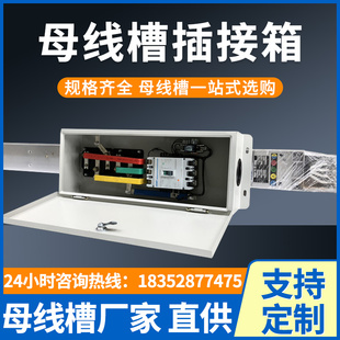 母线槽插接箱母排分线箱密u集型封闭式插接式始端箱插件配件连接