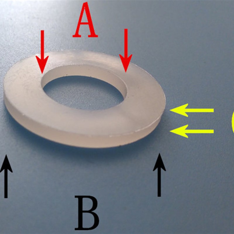 螺丝塑料垫片内径M5M6平垫介子PE/PVC材质软硬绝缘塑胶垫圈