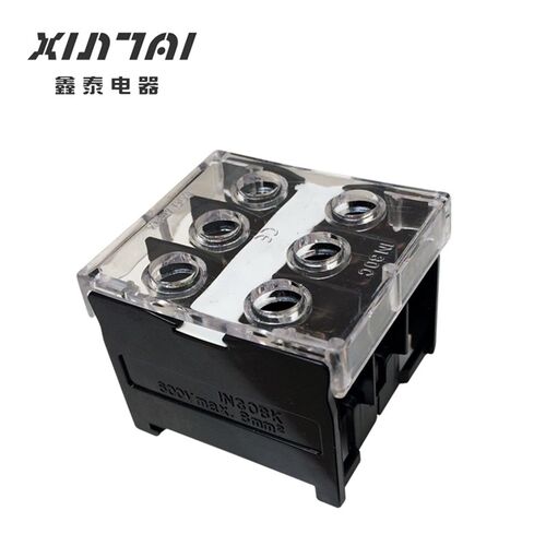IN30BK接线端子 50A3P 欧式端子 端子座 接线排