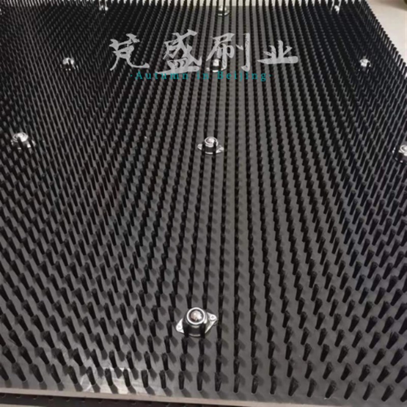 钣金物料缓冲工作台面毛刷板平台减震尼龙平板刷 数控冲床PVC板刷图片