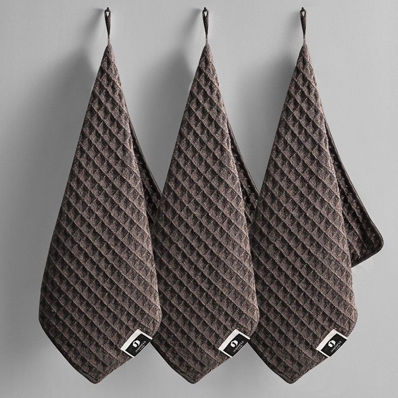 吧台毛巾咖啡师专用抹布吸水不掉毛速干咖啡机奶茶店清洁布小方巾