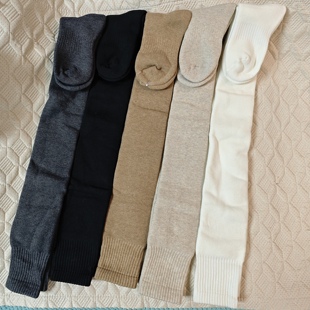 高端加厚过膝长筒袜女冬季 抗寒保暖加厚毛圈内拉毛加长大腿袜