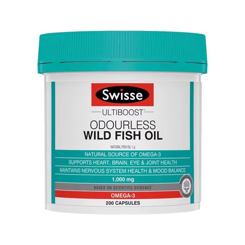 Swisse斯维诗高浓度深海鱼油胶囊omega3成人护心脑眼dha记忆力