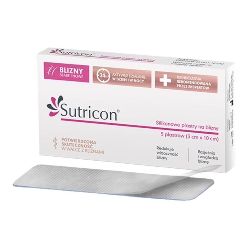 Sutricon疤痕贴溯巴医用硅酮祛疤膏剖腹产疤痕修复增生凸起祛疤