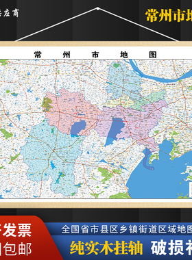 2026新版常州市挂图墙面装饰画客厅沙发墙壁挂画世界中国挂画