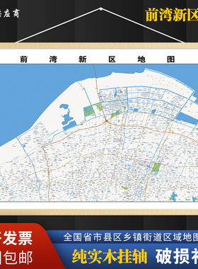 2026新版前湾新区挂图墙面装饰画客厅沙发墙壁挂画世界中国挂画