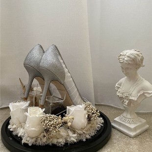 アクリル靴スタンド男性と女性のためのカジュアルスポーツハイヒールディスプレイラック靴店靴ブラケット結婚式の靴ラック斜め 7 透明