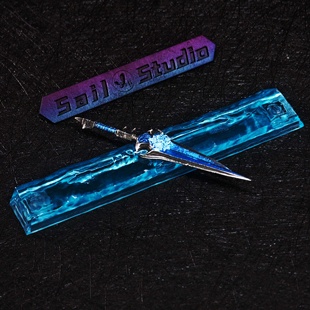 魔兽世界周边原创个性 礼物 艺术金属键帽风剑雷霆之怒武器键帽个性