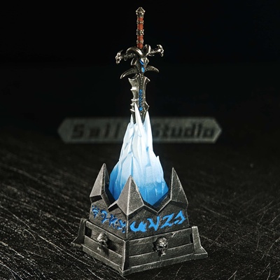 魔兽世界周边礼物原创键帽霜之哀伤巫妖王之怒WLK键帽个性礼物