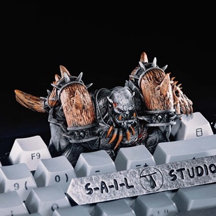 魔兽世界周边原创键帽格罗玛什地狱吼叫小吼创意个性 键帽礼物外设