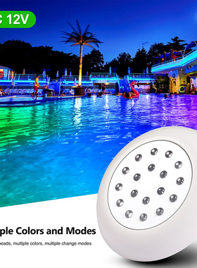 Lámpara de noche sumergible para piscina, iluminación Led