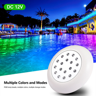 Lámpara de noche sumergible para piscina, iluminación Led