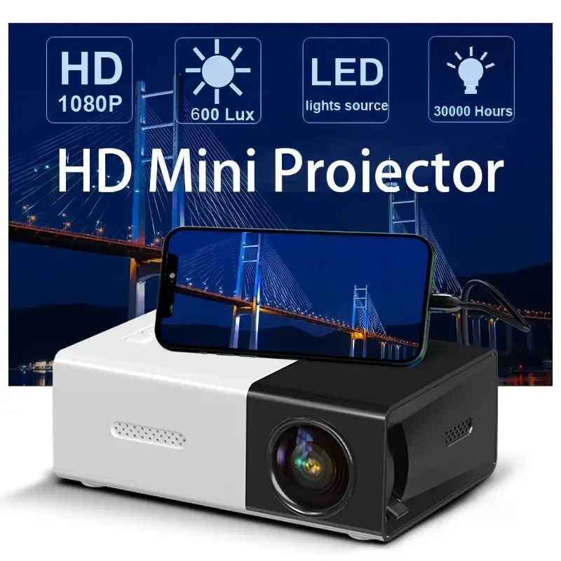 Proyector peque?o portátil de alta definición para teléfo