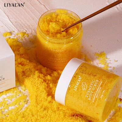 Turmeric Body Scrub Soften Cutin Smooth Skin Moisturizing Se