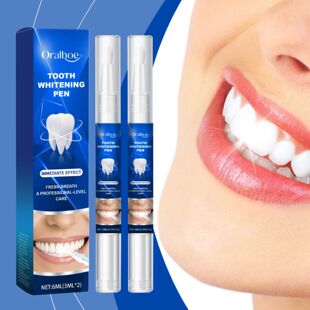 Whitening Car Oralhoe Teeth Remove Dental Stain 3mlx2pcs Pen
